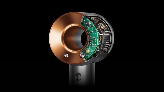 Asciugacapelli Dyson Supersonic™ – Capelli lisci e mossi (Blu di prussia/Rame)